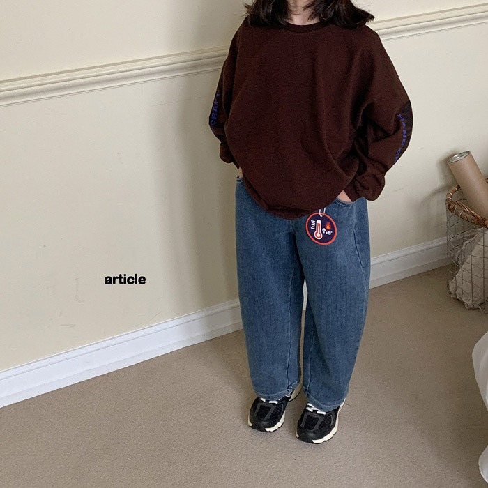 25冬 正韓 article 內刷毛 保暖 錐形褲 （兩色）-細節圖4