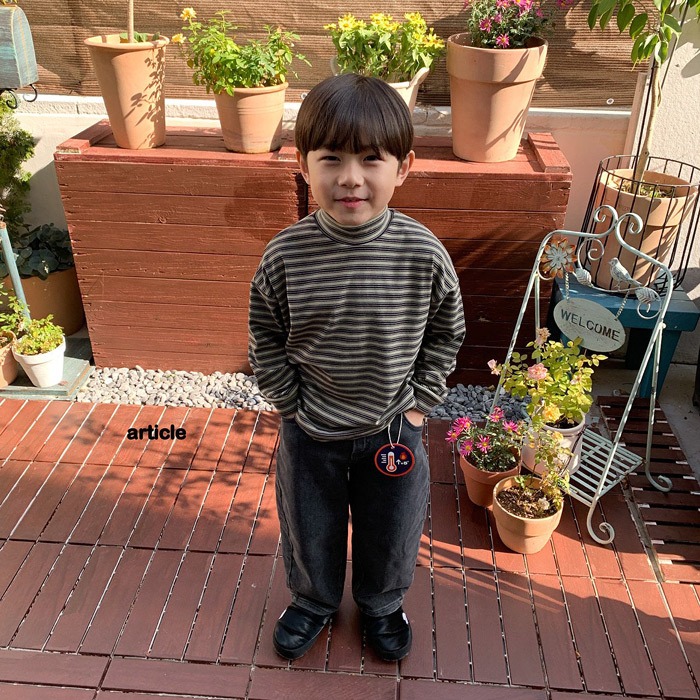 25冬 正韓 article 內刷毛 保暖 錐形褲 （兩色）-細節圖5