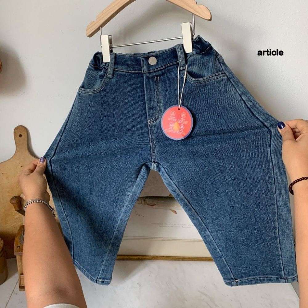 25冬 正韓 article 內刷毛 保暖 錐形褲 （兩色）-細節圖7