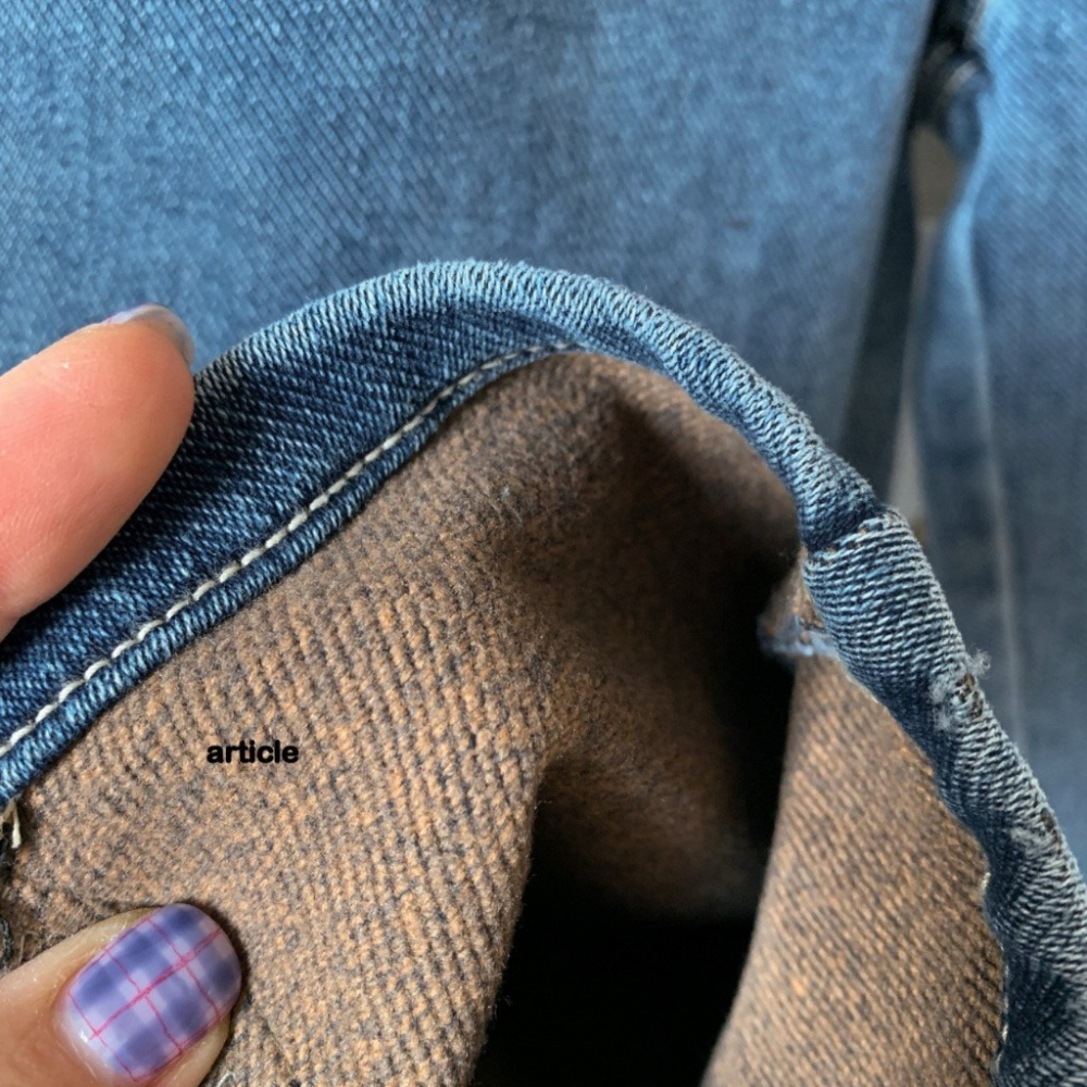 25冬 正韓 article 內刷毛 保暖 錐形褲 （兩色）-細節圖8