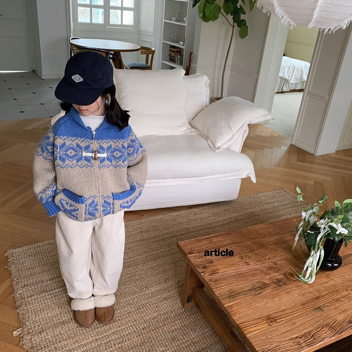 25冬 正韓 article 內刷毛 燈芯絨 錐形褲 （三色）-細節圖4