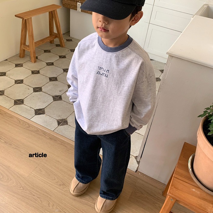 25冬 正韓 article 薄款 車邊配色 字母Ｔ （三色）-細節圖5