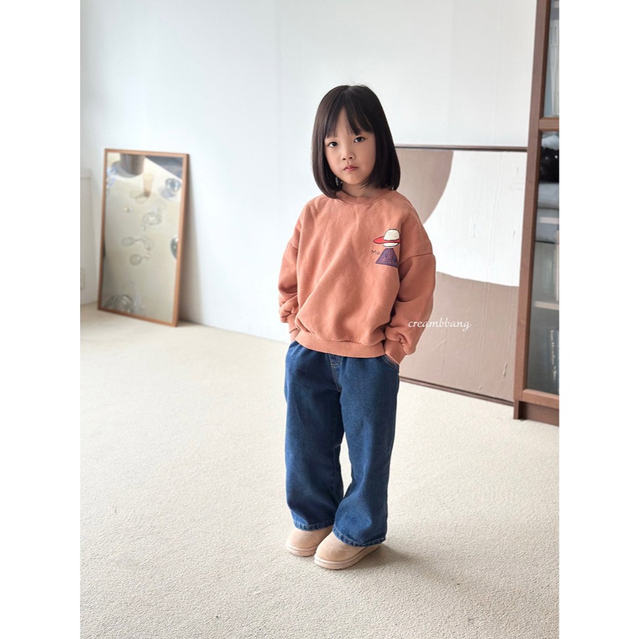 25冬 正韓 cream bbang 內刷毛 星球大學Ｔ-細節圖3