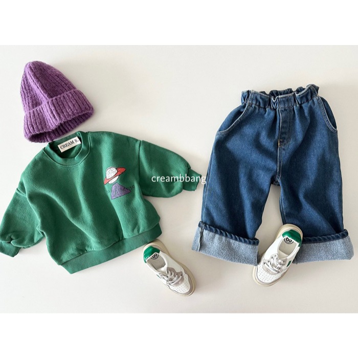 25冬 正韓 cream bbang 內刷毛 星球大學Ｔ-細節圖5