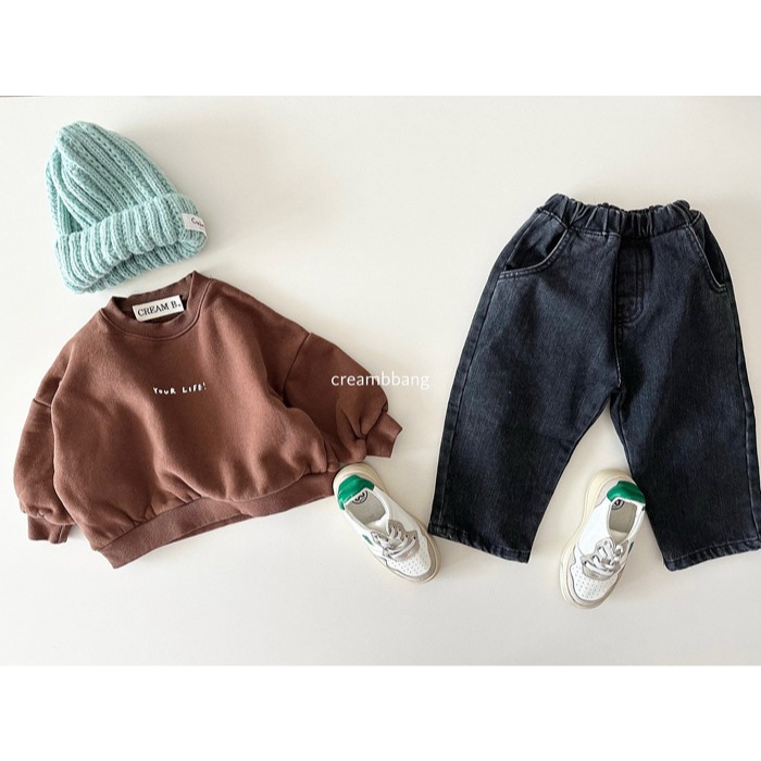 25冬 正韓 cream bbang 內刷毛 snoopy 大學Ｔ(兩色）-細節圖6