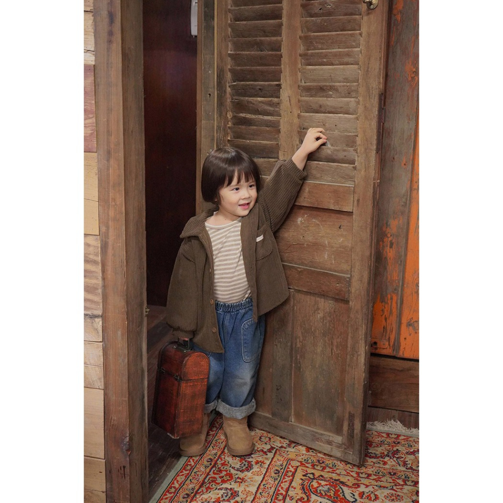 25冬 正韓 onu 水洗刷色 牛仔褲 （兩色）-細節圖3