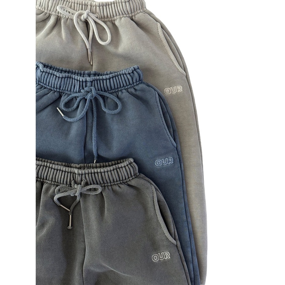 25冬 正韓 our 美式水洗 大學Ｔ套裝（三色）自留墨-細節圖7