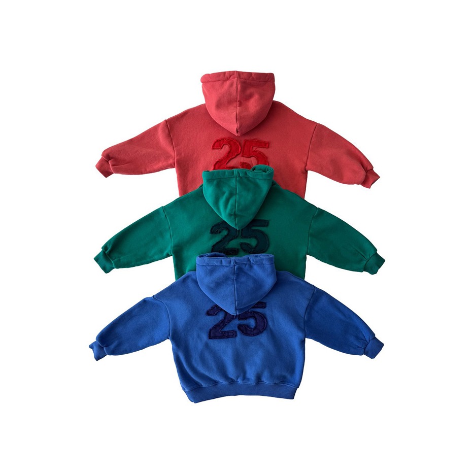 25冬 正韓 our 飽和色 連帽大學Ｔ（三色）-細節圖6