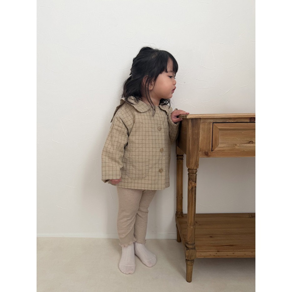 26春 正韓 mimimarket 羅紋木耳邊 內搭褲（兩色）-細節圖6