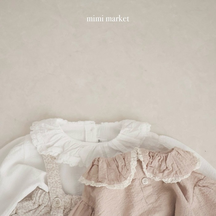 26春 正韓 mimimarket 高質感 布蕾波浪領上衣（兩色）-細節圖9