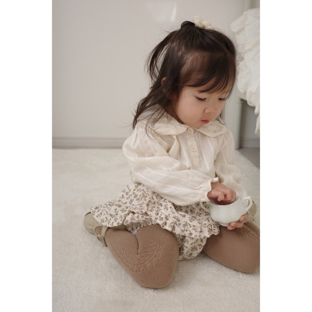 26春 正韓 mimimarket 日系小姐姐小圓領 襯衫（兩色）-細節圖3