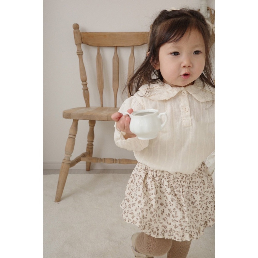 26春 正韓 mimimarket 日系小姐姐小圓領 襯衫（兩色）-細節圖5