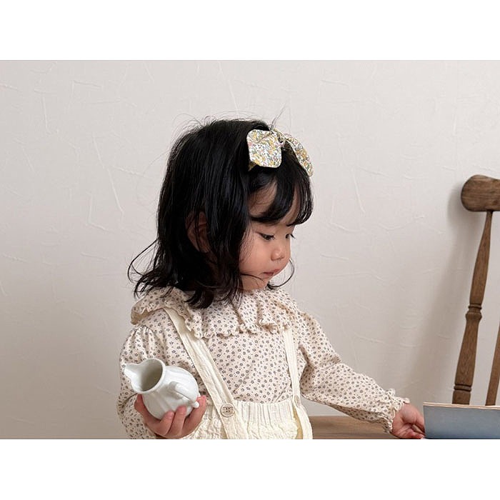 26春 正韓 mimimarket 春天小碎花 上衣（兩色）-細節圖3