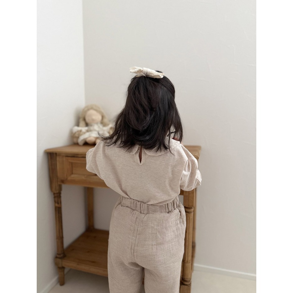 26春 正韓 mimimarket calm Line 娃娃領上衣 (三色）-細節圖5