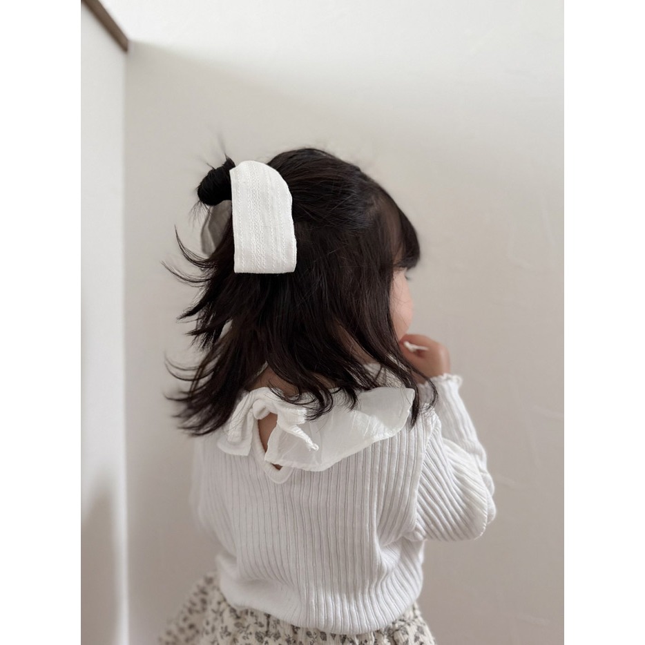 26春 正韓 mimimarket  Cozy Collar 羅紋木耳邊上衣（兩色）大推-細節圖5