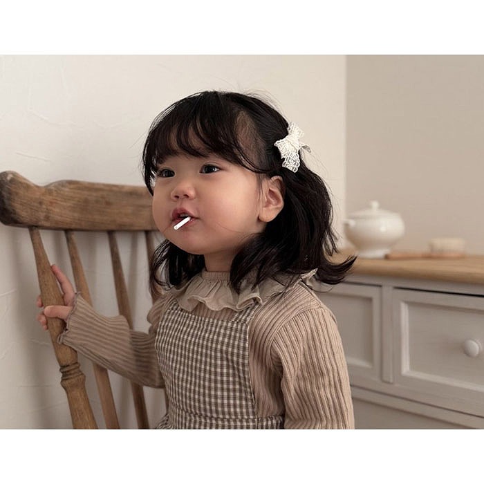 26春 正韓 mimimarket  Cozy Collar 羅紋木耳邊上衣（兩色）大推-細節圖6