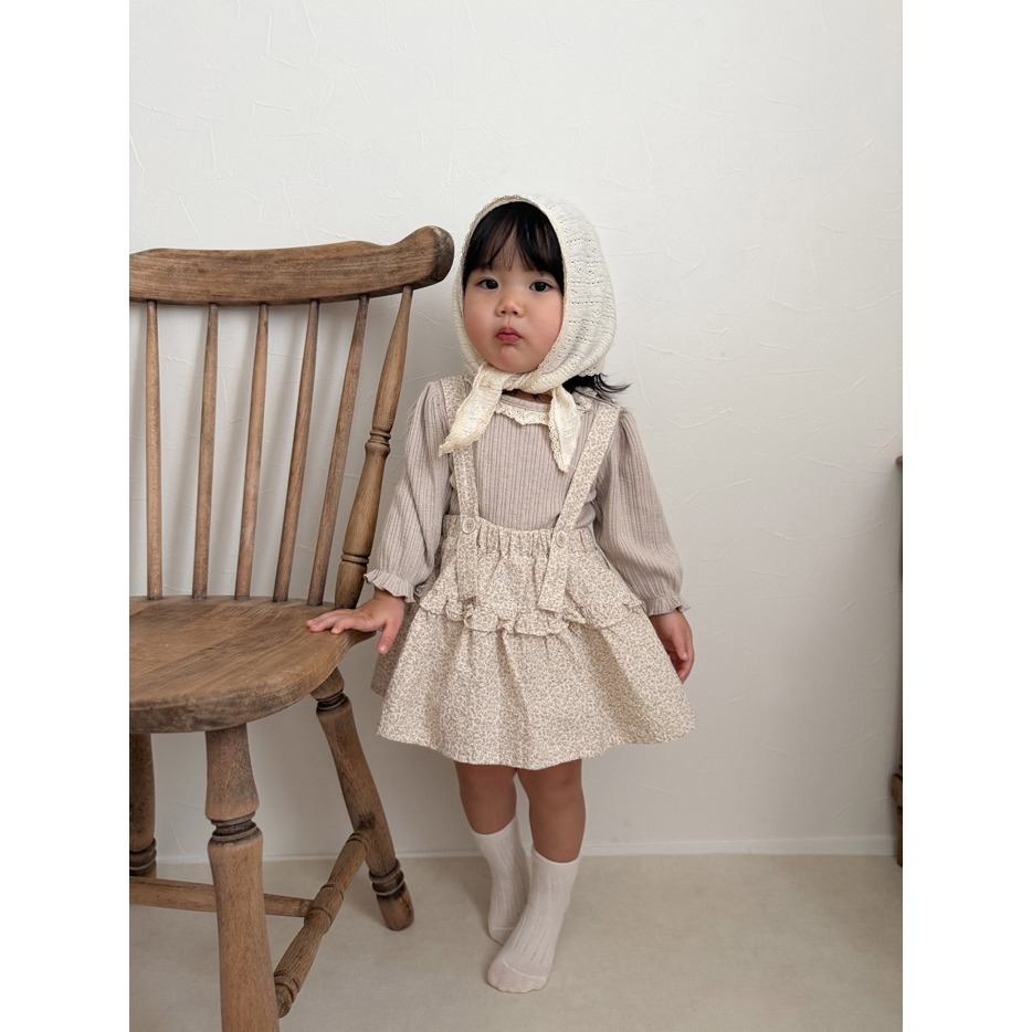 26春 正韓 mimimarket  princess 縮口上衣（兩色）-細節圖2