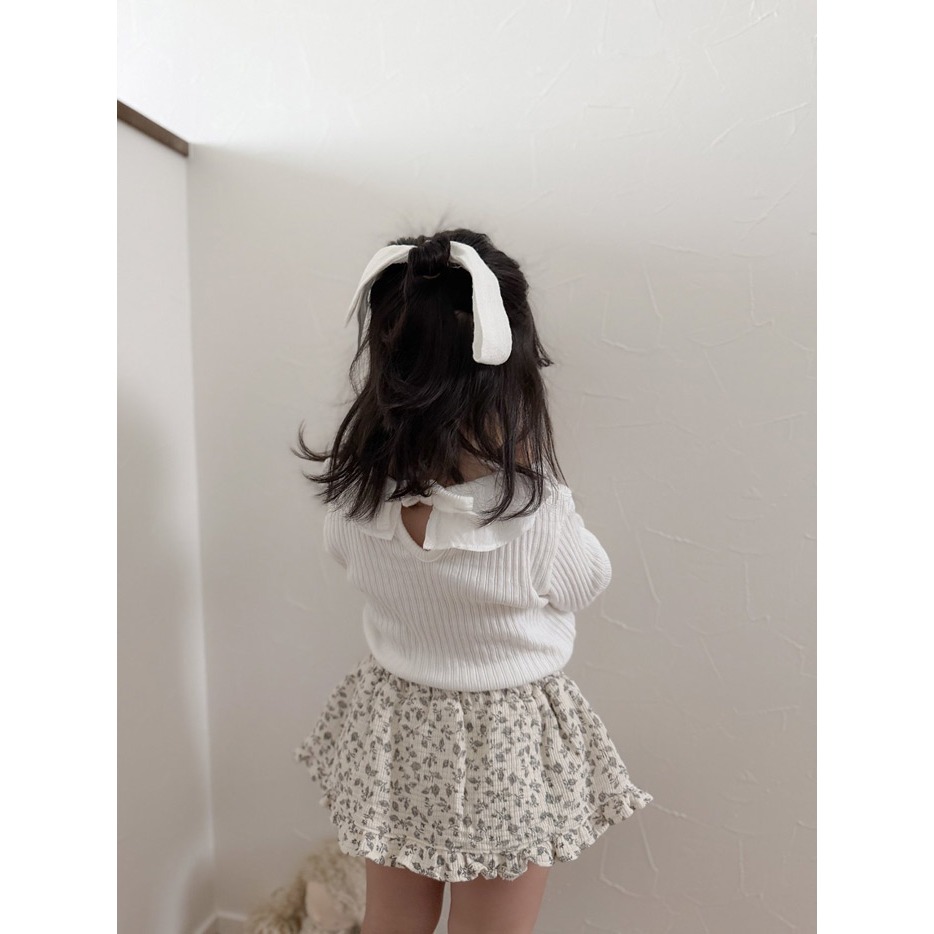 26春 正韓 mimimarket  Floral Breeze 褲裙（兩色）-細節圖5