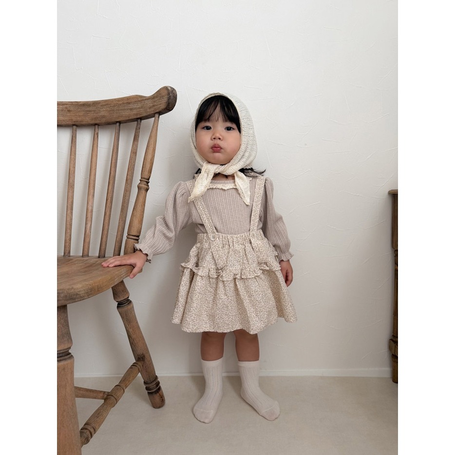 26春 正韓 mimimarket Harvest Mood 吊帶裙（兩色）-細節圖6