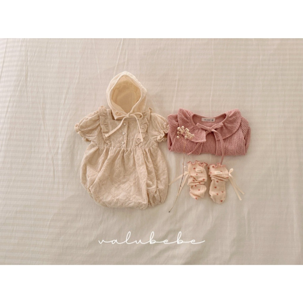 26春 正韓 valubebe 法式溫柔 木耳邊 襪-細節圖7