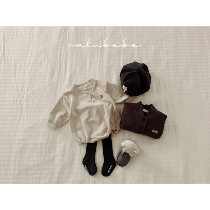 26春 正韓 valubebe 法式簡約 包屁衣（兩色）-細節圖2