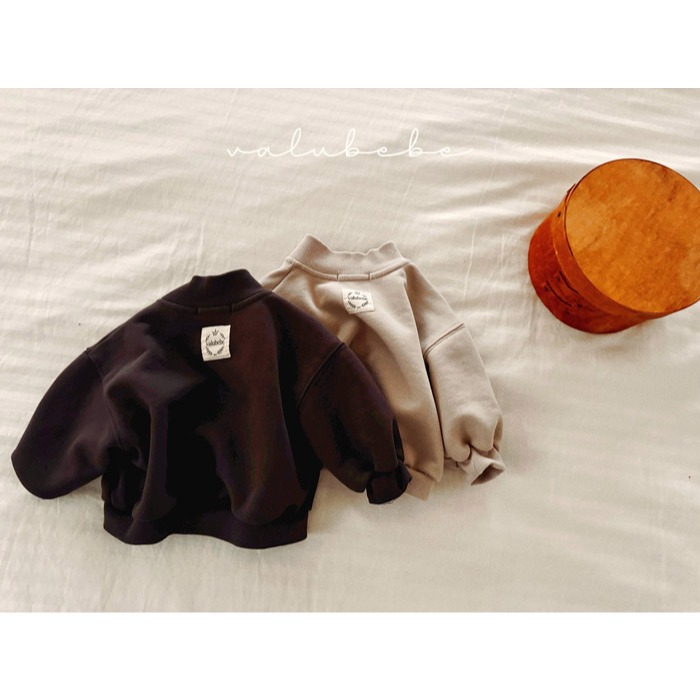 26春 正韓 valubebe 法式簡約 棒球外套（兩色）-細節圖4