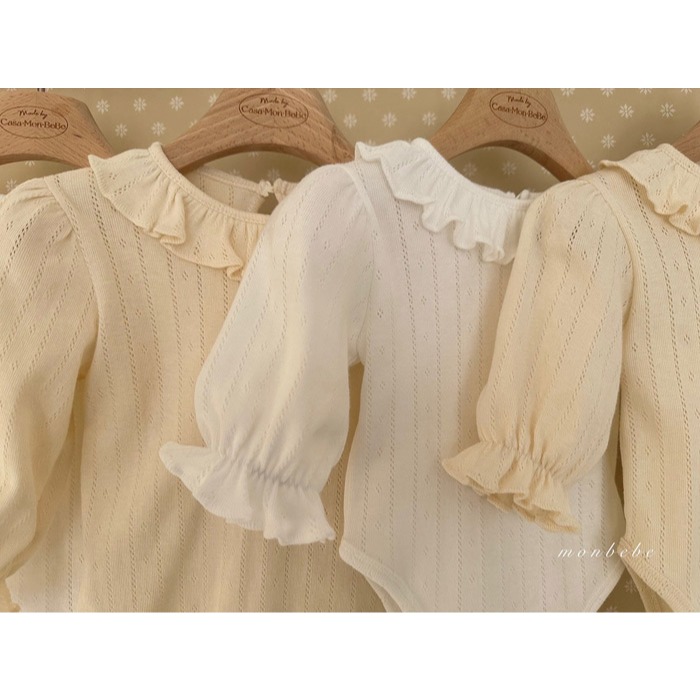 26春 正韓 monbebe Soft Dream 溫柔夢境系列 包屁衣 寶寶款-細節圖3