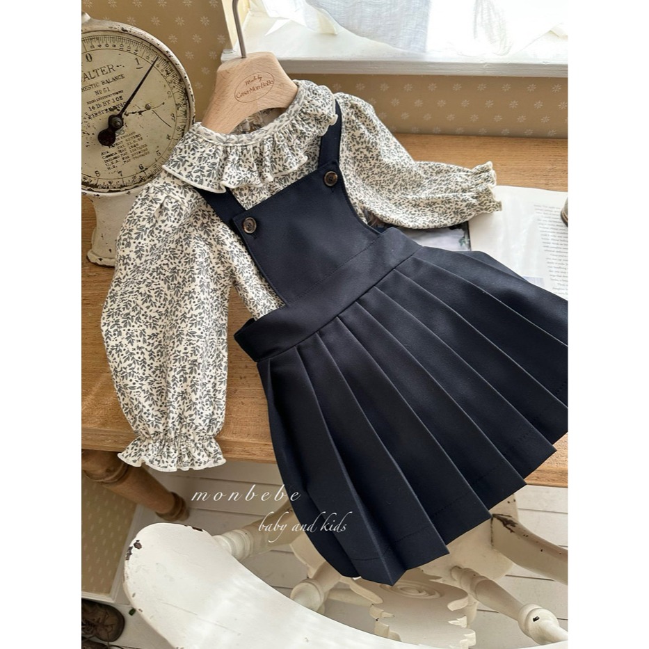 26春 正韓 monbebe 法式花園系列 上衣 幼童款(80-120cm)-細節圖2