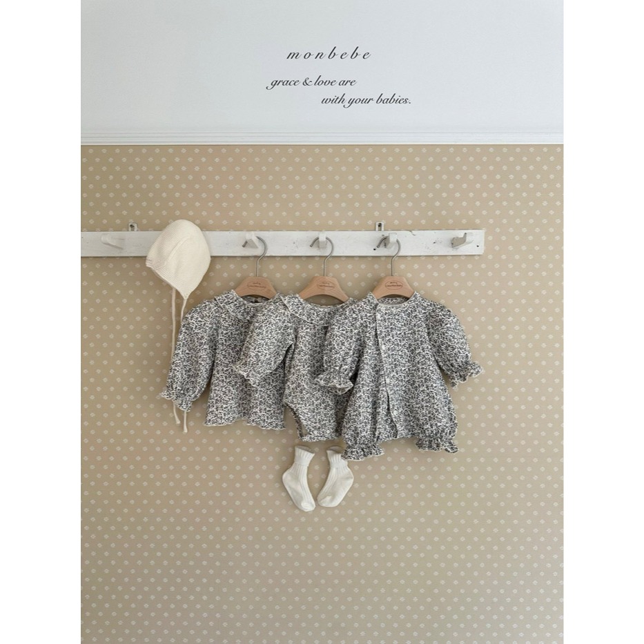 26春 正韓 monbebe 法式花園系列 上衣 幼童款(80-120cm)-細節圖4