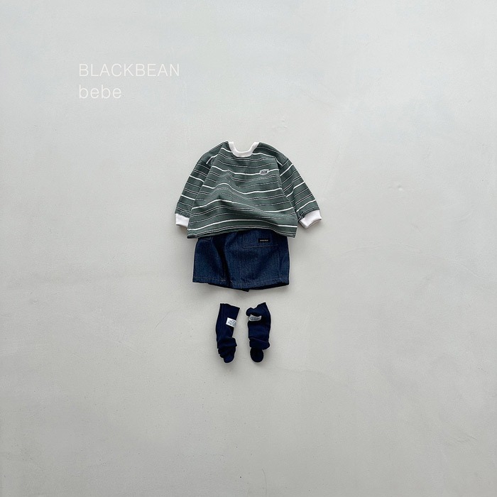 26春 正韓 blackbean 復古條紋 上衣 寶寶款-細節圖3