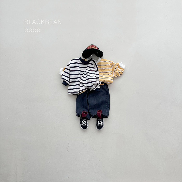26春 正韓 blackbean 不敗款條紋 上衣 寶寶款-細節圖4