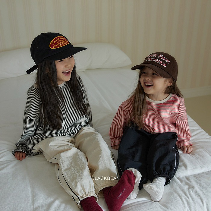 26春 正韓 blackbean 穿不膩的細條紋 上衣 幼童款(84~120cm)-細節圖3