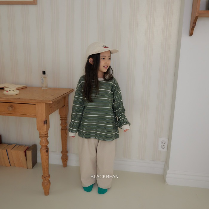 26春 正韓 blackbean 經典百搭 直筒褲 幼童款(84~120cm)v-細節圖4