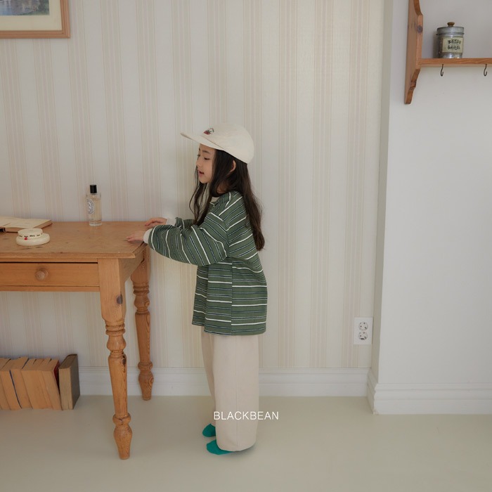 26春 正韓 blackbean 復古條紋 上衣 幼童款(84~120cm)-細節圖5