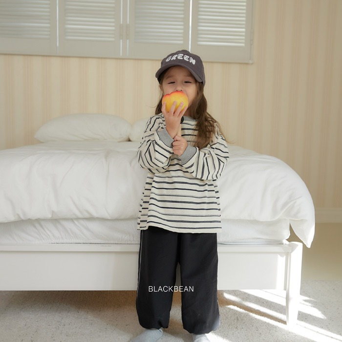 26春 正韓 blackbean 復古條紋 上衣 幼童款(84~120cm)-細節圖6