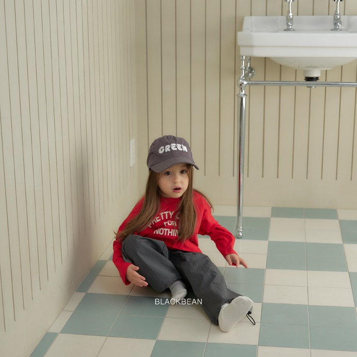 26春 正韓 blackbean 字母 上衣 幼童款(84~120cm)-細節圖6