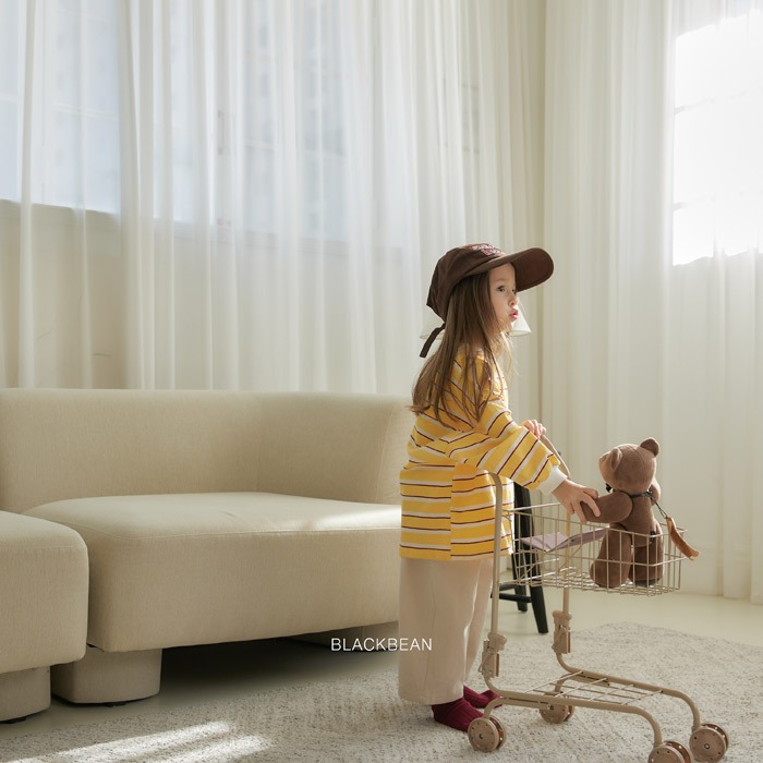 26春 正韓 blackbean 不敗款條紋 上衣 幼童款(84~120cm)-細節圖5