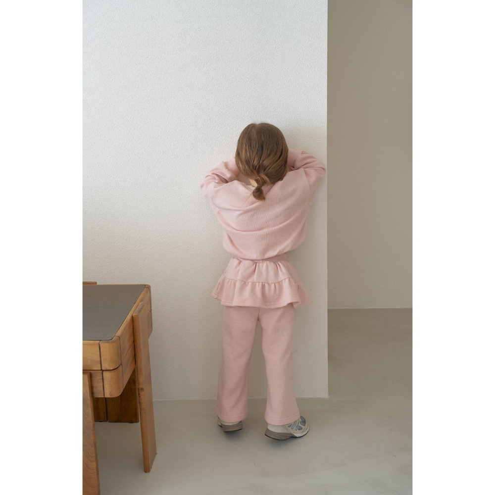 26春 正韓  momoann 舒適棉柔 愛心 套裝(90~140cm)-細節圖4