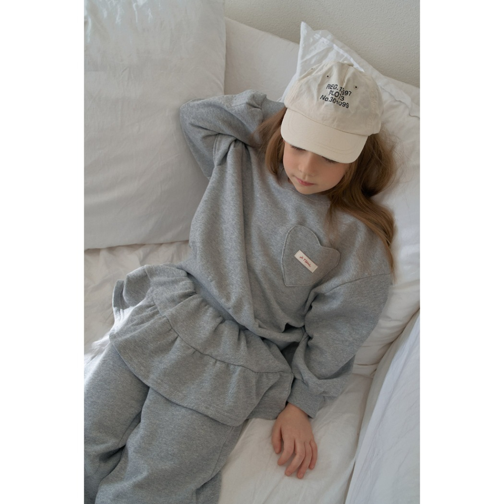 26春 正韓  momoann 舒適棉柔 愛心 套裝(90~140cm)-細節圖9