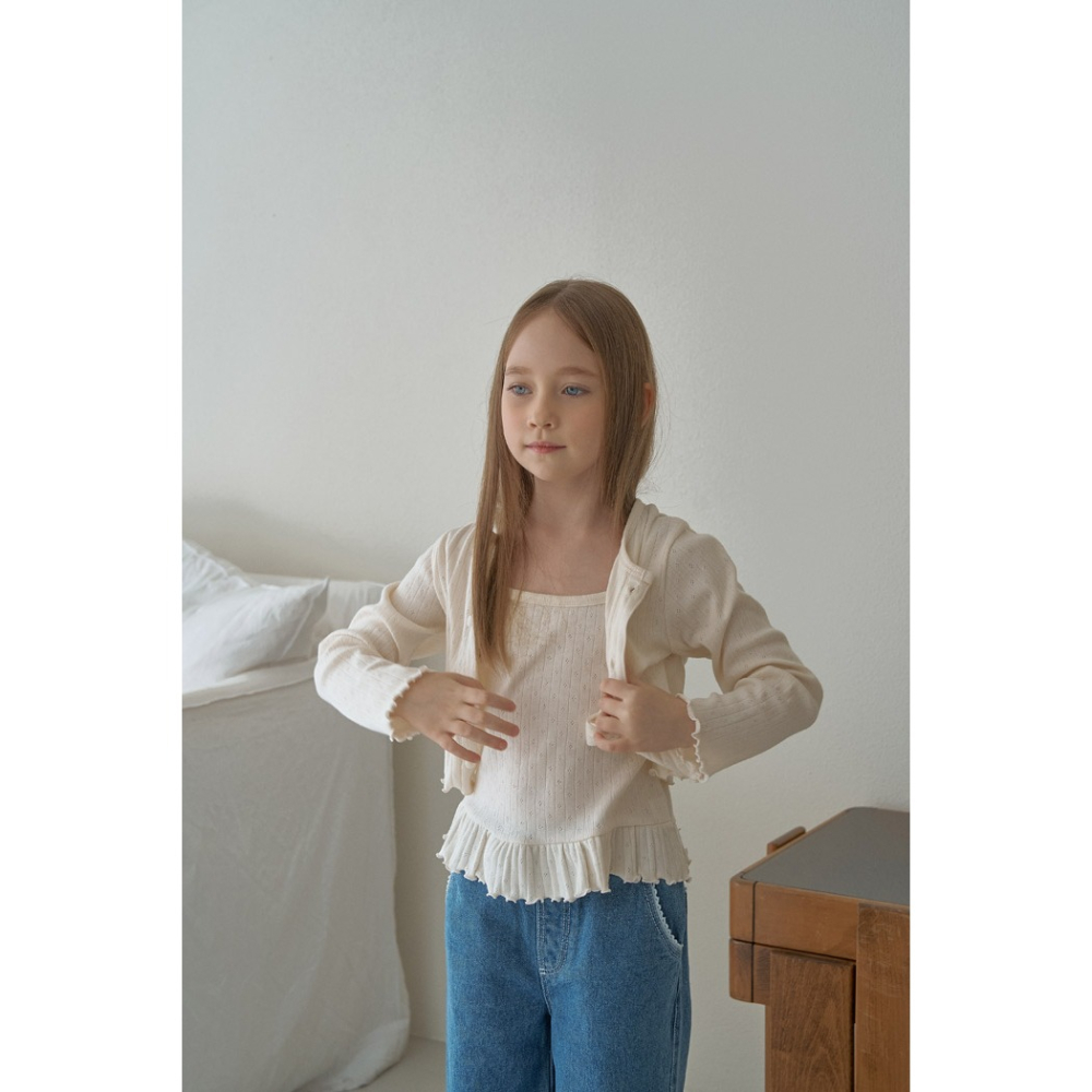 26春 正韓 momoann 簡約日常 針織背心+小罩衫 (90~140cm)-細節圖10