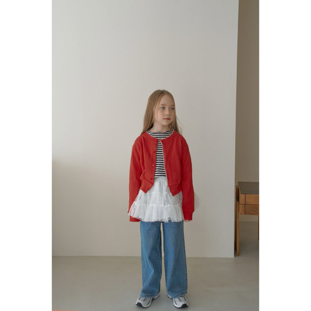 26春 正韓 momoann 質感小細節 直筒牛仔褲 (90~150cm)-細節圖3