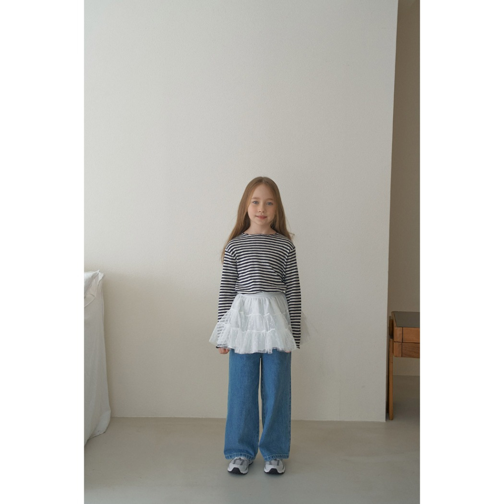 26春 正韓 momoann 質感小細節 直筒牛仔褲 (90~150cm)-細節圖4