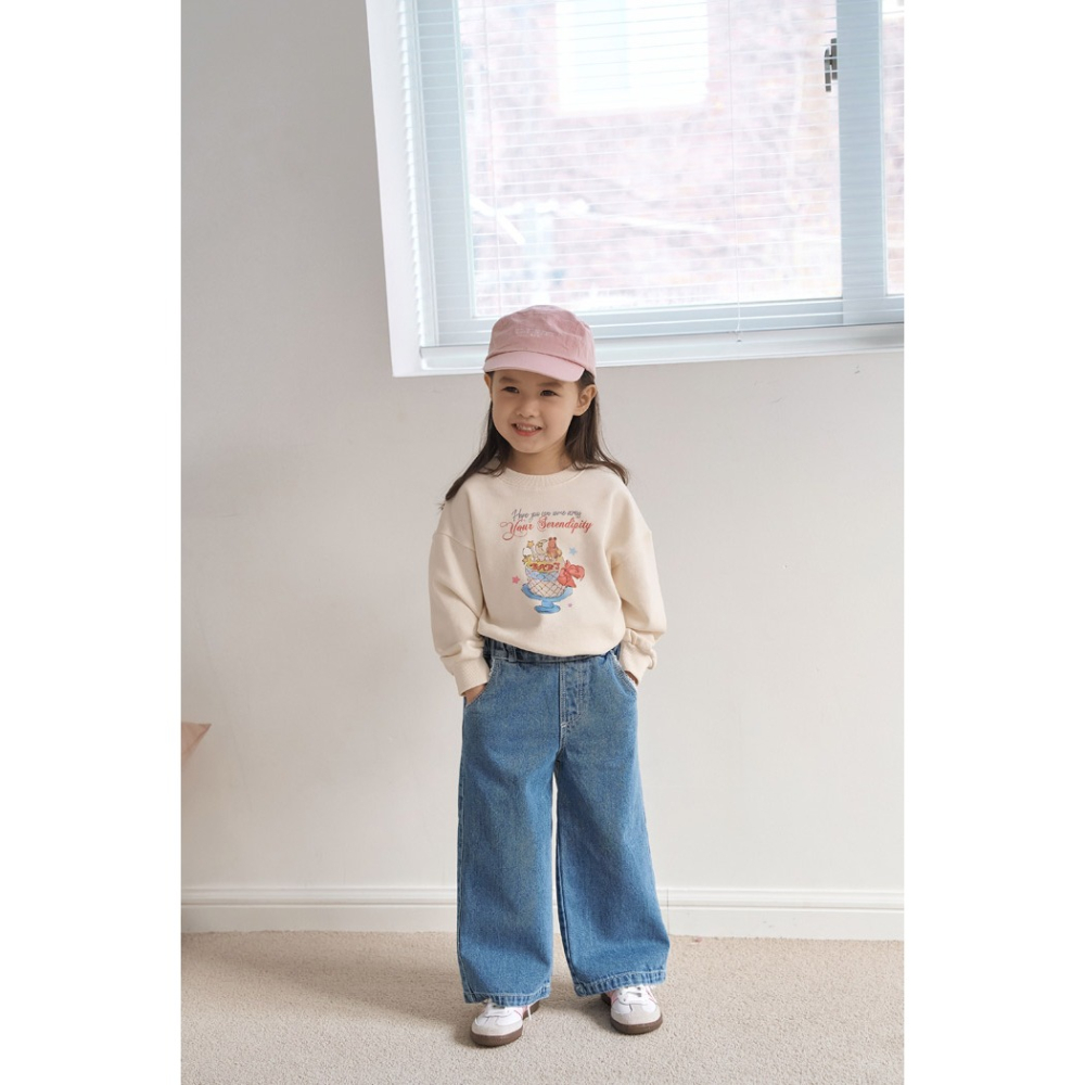 26春 正韓 momoann 質感小細節 直筒牛仔褲 (90~150cm)-細節圖6