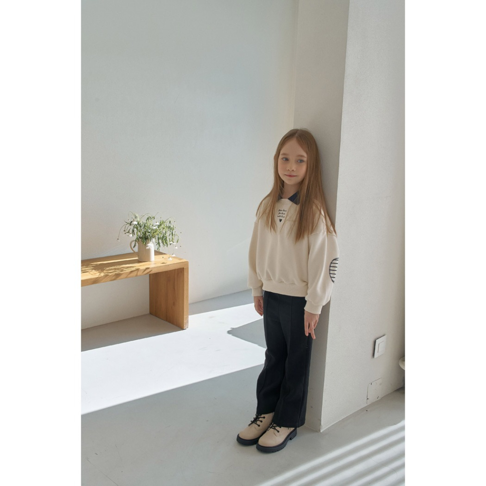 26春 正韓 momoann 法式學院風 大學Ｔ (90~150cm)-細節圖4