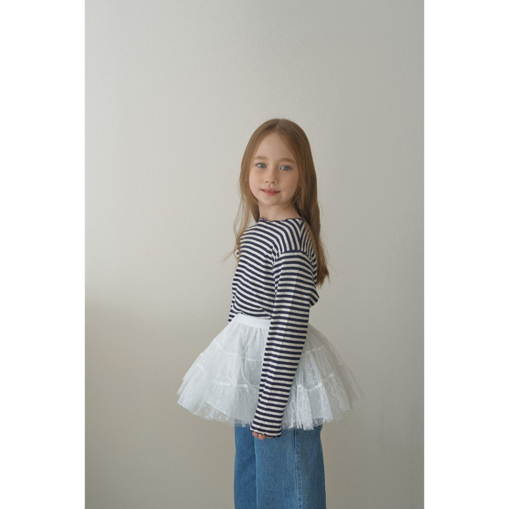 26春 正韓 momoann 日常滿分 百搭木耳邊上衣 (90~130cm)-細節圖8