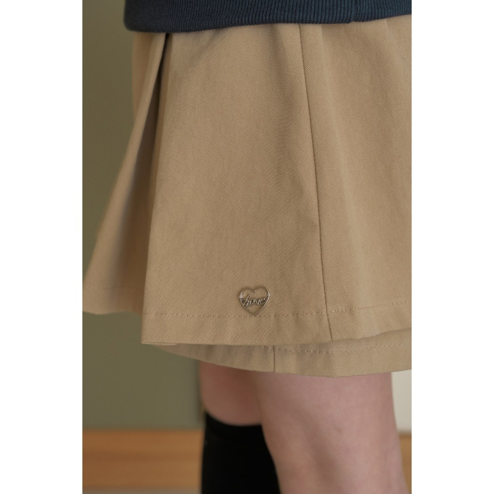 26春 正韓 momoann 質感百搭 打褶褲裙 (90~150cm)-細節圖7