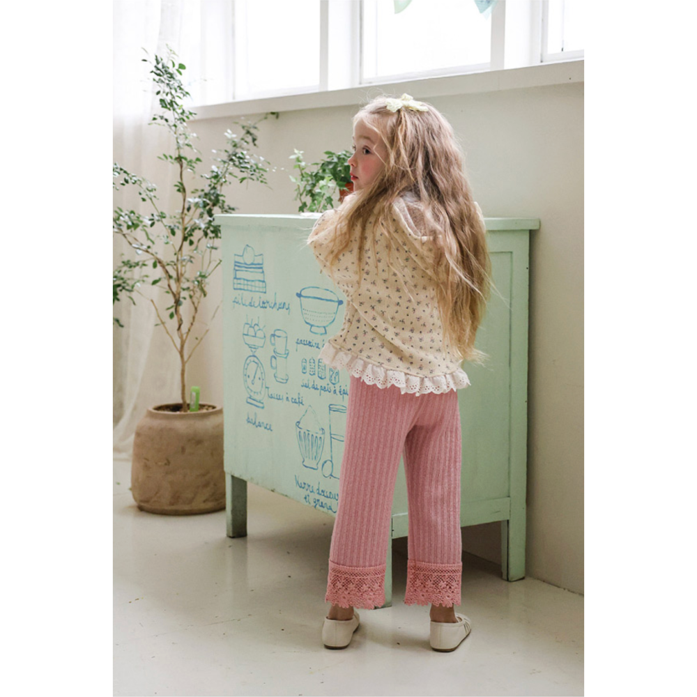 26春 正韓 FLO Field Days 田野日常系列 碎花連帽外套（80-135cm)-細節圖4