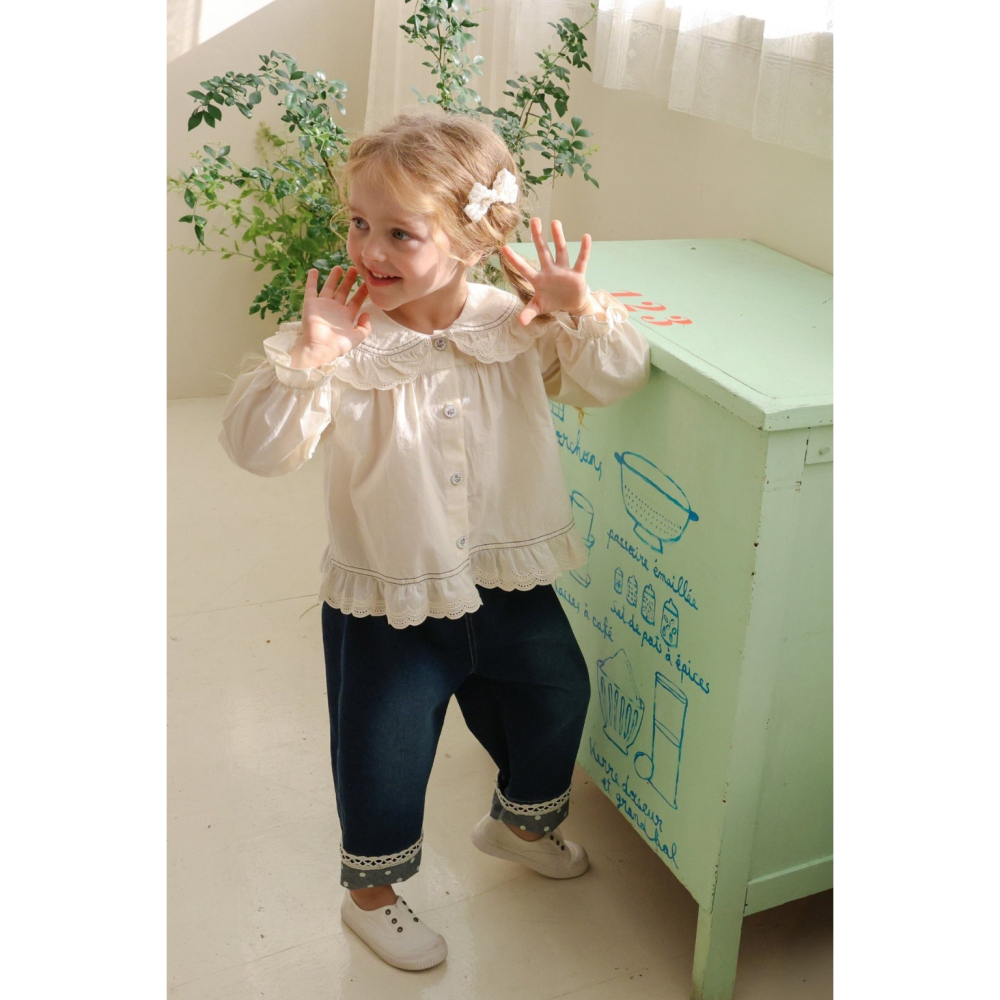 26春 正韓 FLO Field Days 田野日常系列 牛仔褲（80-135cm)-細節圖4