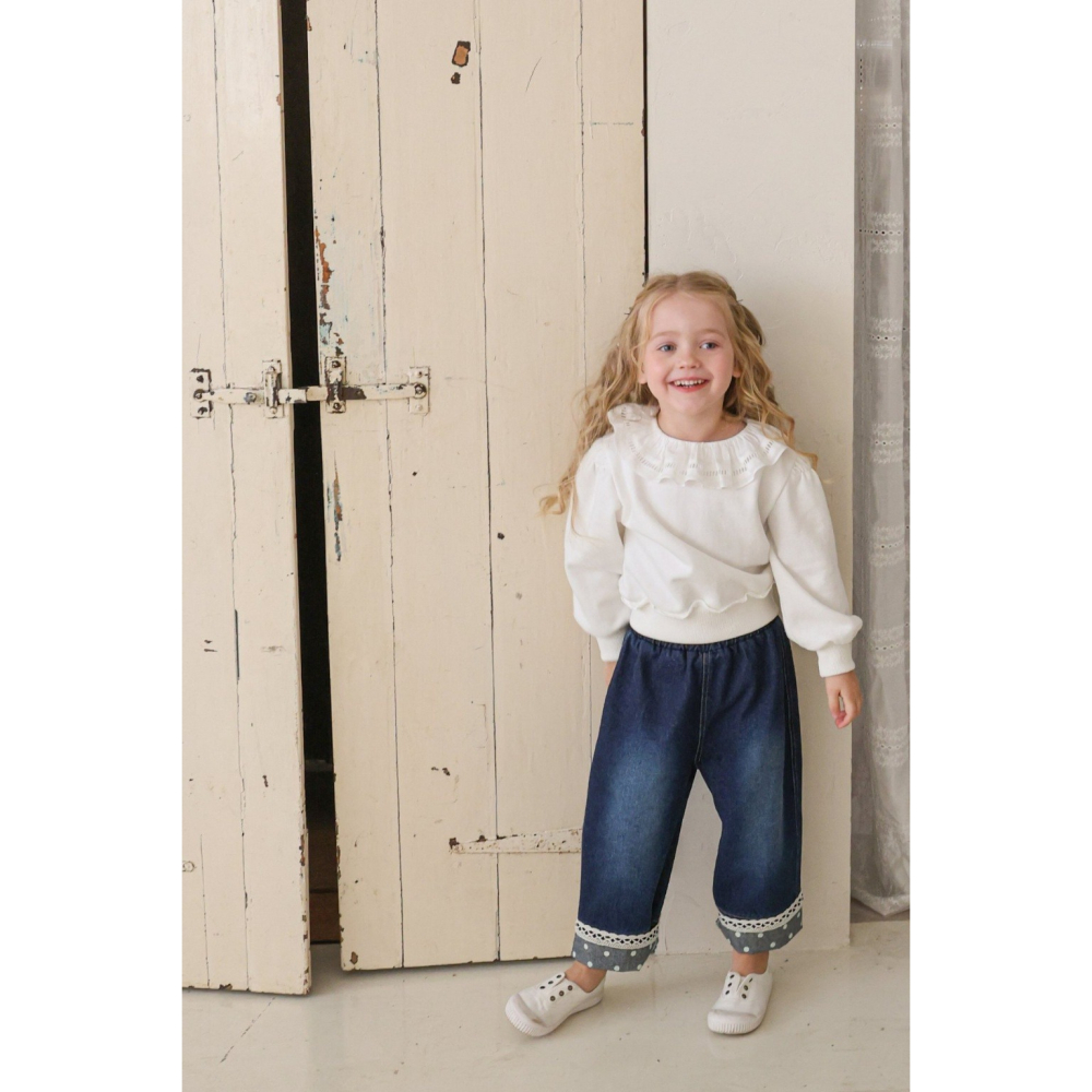 26春 正韓 FLO Field Days 田野日常系列 牛仔褲（80-135cm)-細節圖5