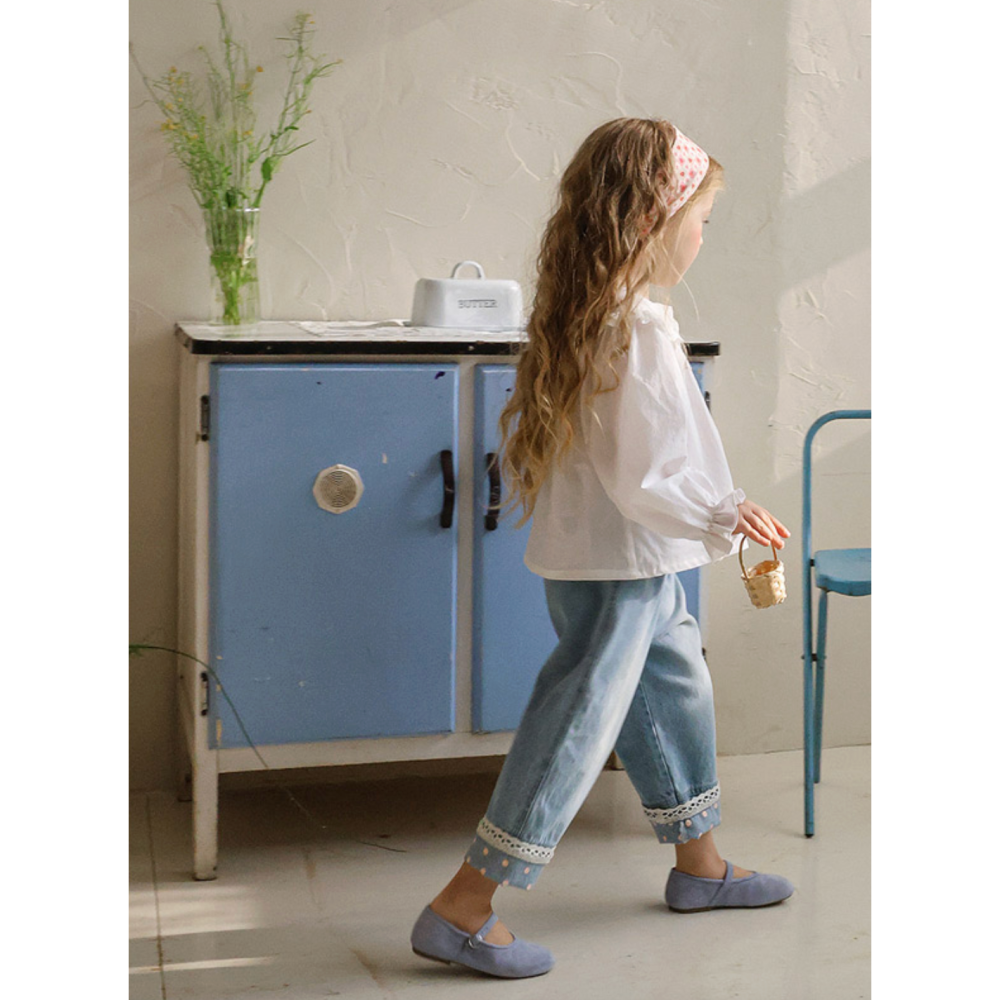 26春 正韓 FLO Field Days 田野日常系列 牛仔褲（80-135cm)-細節圖9